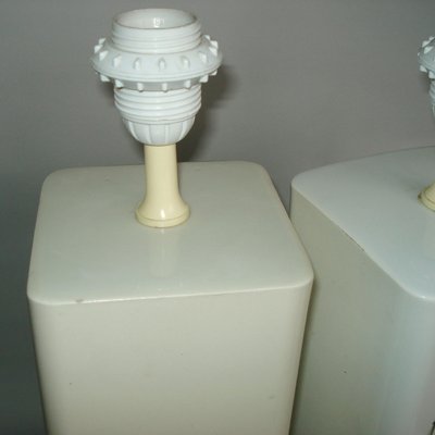 Mid-Century Swedish Ceramic Table Lamps from Nordiska Kompaniet, 1960s, Set of 2-YGE-658837