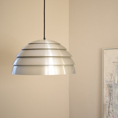 Mid-Century Swedish Chrome Pendant Lamp by Hans-Agne Jakobsson for Markaryd, 1960s-FB-624584