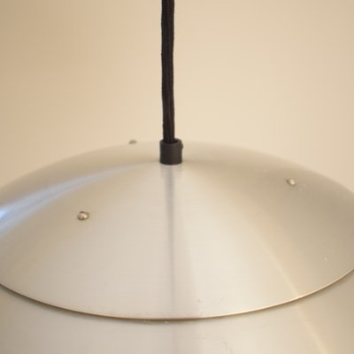 Mid-Century Swedish Chrome Pendant Lamp by Hans-Agne Jakobsson for Markaryd, 1960s-FB-624584