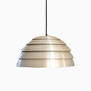 Mid-Century Swedish Chrome Pendant Lamp by Hans-Agne Jakobsson for Markaryd, 1960s-FB-624584