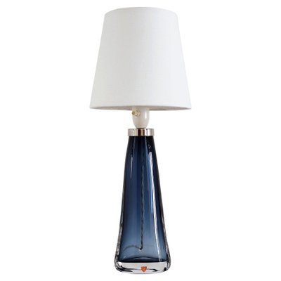 Mid-Century Swedish Crystal Table Lamp by Carl Fagerlund for Orrefors, 1960s-VNE-1006202