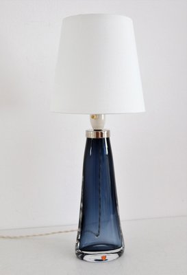 Mid-Century Swedish Crystal Table Lamp by Carl Fagerlund for Orrefors, 1960s-VNE-1006202