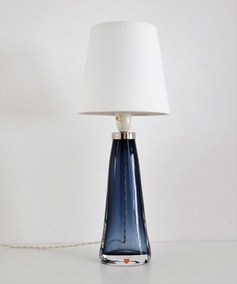 Mid-Century Swedish Crystal Table Lamp by Carl Fagerlund for Orrefors, 1960s-VNE-1006202