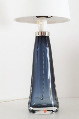 Mid-Century Swedish Crystal Table Lamp by Carl Fagerlund for Orrefors, 1960s-VNE-1006202