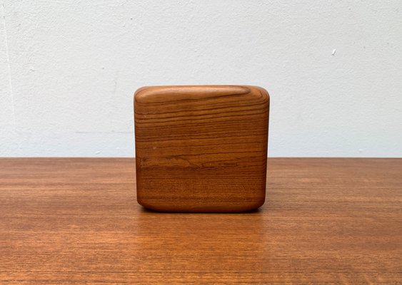 Mid-Century Swedish Former Tabacco Tobak Teak Box Bowl from Sowe Svestad, 1960s-UAH-1334593