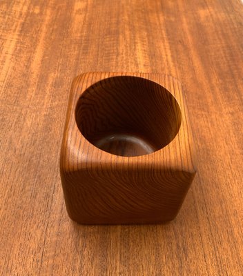 Mid-Century Swedish Former Tabacco Tobak Teak Box Bowl from Sowe Svestad, 1960s-UAH-1334593