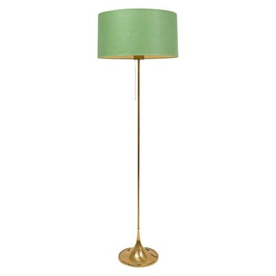 Mid-Century Swedish G-024 Floor Lamp in Brass from Bergboms, 1960s-UYK-1241604