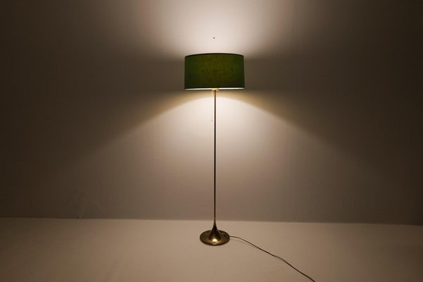 Mid-Century Swedish G-024 Floor Lamp in Brass from Bergboms, 1960s-UYK-1241604