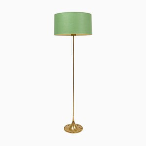 Mid-Century Swedish G-024 Floor Lamp in Brass from Bergboms, 1960s-UYK-1241604