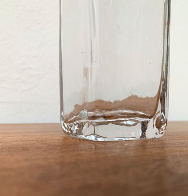 Mid-Century Swedish Glass Block Vase, 1960s-UAH-1342041