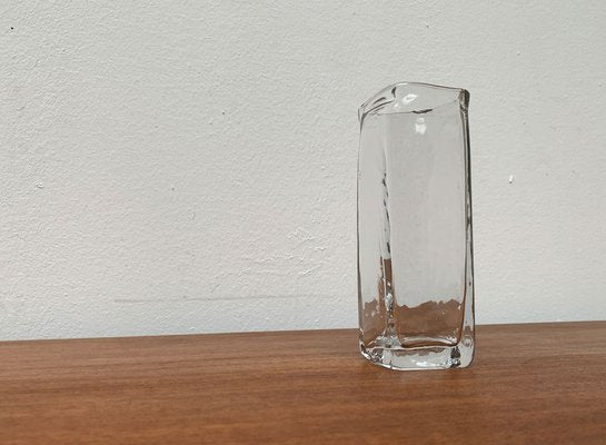 Mid-Century Swedish Glass Block Vase, 1960s-UAH-1342041