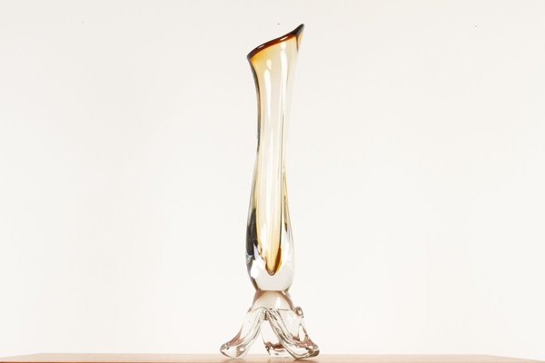 Mid-Century Swedish Glass Vase-WIX-830196