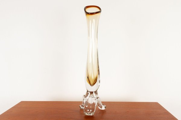 Mid-Century Swedish Glass Vase-WIX-830196