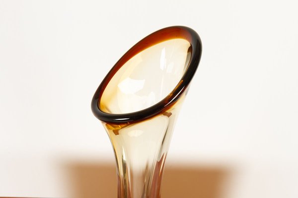 Mid-Century Swedish Glass Vase-WIX-830196