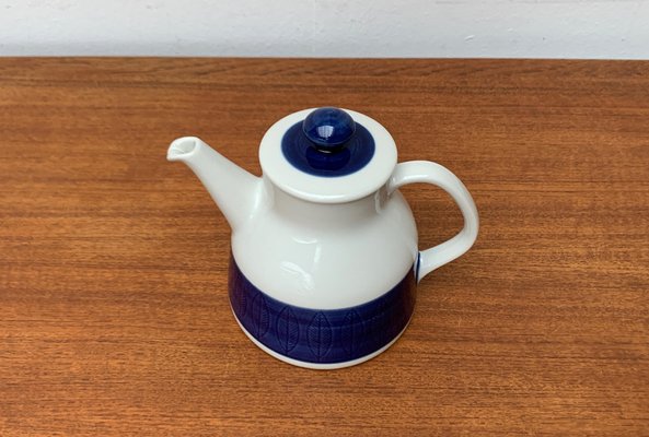 Mid-Century Swedish Koka Blue, Blau, Bla Series Coffee Pot by Hertha Bengtson for Rörstrand, 1950s-UAH-1785445