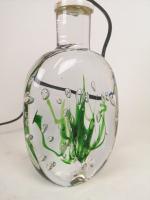 Mid-Century Swedish Model Seaweed Table Lamp by Vicke Lindstrand for Kosta, 1950s-UYK-658992