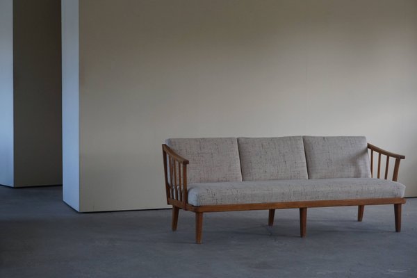 Mid-Century Swedish Model Visingsö 3-Seat Sofa by Carl Malmsten for O.H Sjögren, 1960s-MXF-951825