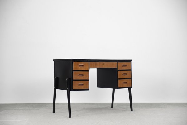 Mid-Century Swedish Modern Teak Desk, 1960s-ZAA-1819446