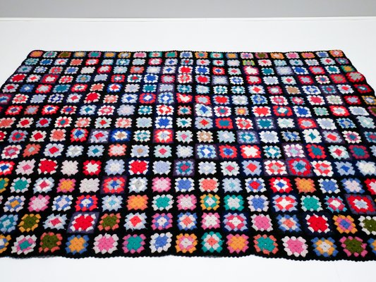 Mid-Century Swedish Patchwork Quilt, 1950s-OGU-843733