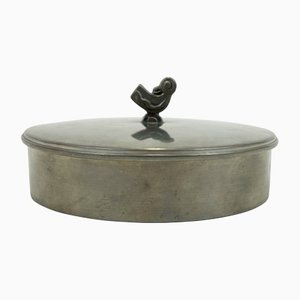 Mid-Century Swedish Pewter Jar by Ystad Tenn-SFW-1177371