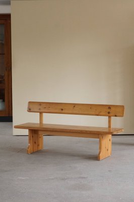 Mid-Century Swedish Pine Bench by Carl Malmsten for Karl Andersson & Söner, 1960s-MXF-987778