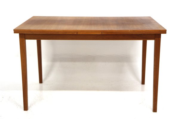 Mid-Century Swedish Portefeuille Extendable Dining Table, 1960s-GEK-1328125