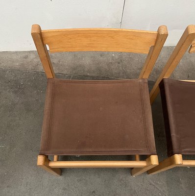 Mid-Century Swedish Safari Chair, 1960s, Set of 3-UAH-1776367