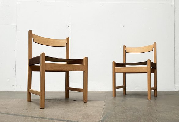 Mid-Century Swedish Safari Chair, 1960s, Set of 3-UAH-1776367