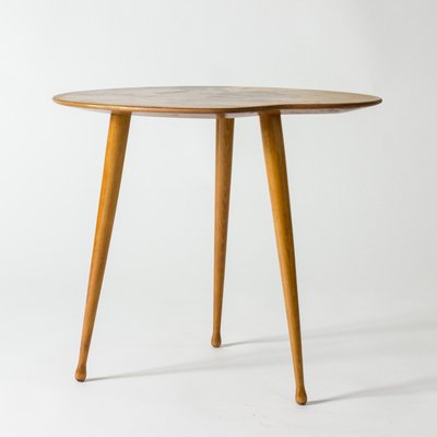 Mid-Century Swedish Side Table with Inlays-NL-1092753