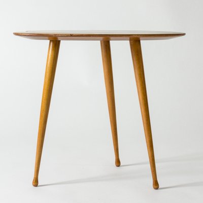 Mid-Century Swedish Side Table with Inlays-NL-1092753