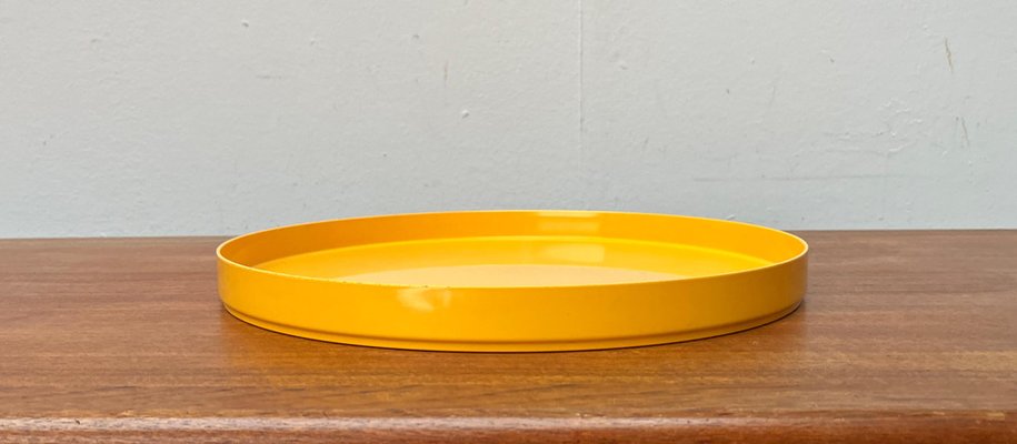 Mid-Century Swedish Space Age Yellow Melamin Tray, 1960s-UAH-1824267