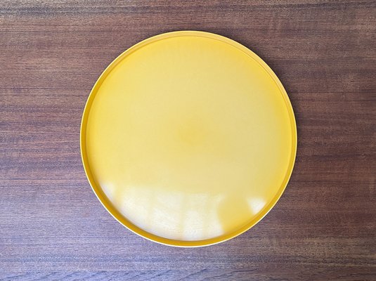 Mid-Century Swedish Space Age Yellow Melamin Tray, 1960s-UAH-1824267