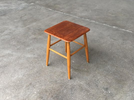 Mid-Century Swedish Stool from Edsby Verken-UAH-861957