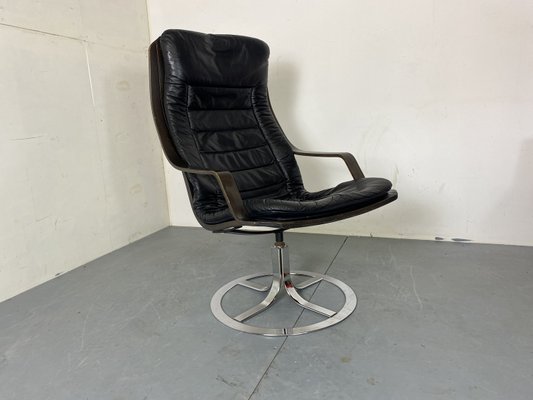 Mid-Century Swedish Swivel Chair from Göte Möbler, 1970s-DE-2027923