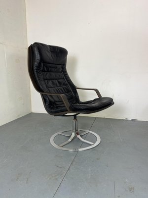 Mid-Century Swedish Swivel Chair from Göte Möbler, 1970s-DE-2027923