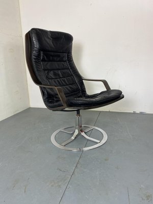 Mid-Century Swedish Swivel Chair from Göte Möbler, 1970s-DE-2027923