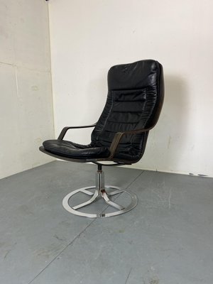 Mid-Century Swedish Swivel Chair from Göte Möbler, 1970s-DE-2027923