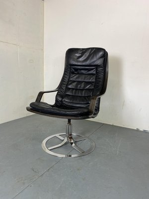 Mid-Century Swedish Swivel Chair from Göte Möbler, 1970s-DE-2027923