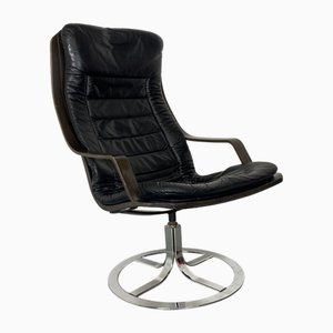 Mid-Century Swedish Swivel Chair from Göte Möbler, 1970s-DE-2027923