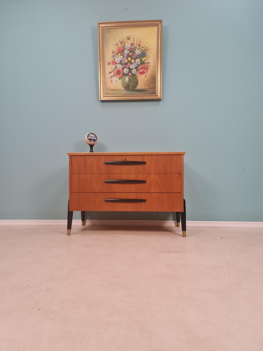 Mid-Century Swedish Teak Chest of Drawers from Bröderna Gustafssons, 1960s