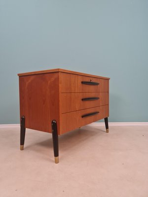 Mid-Century Swedish Teak Chest of Drawers from Bröderna Gustafssons, 1960s-IQR-1215994