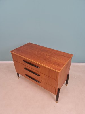 Mid-Century Swedish Teak Chest of Drawers from Bröderna Gustafssons, 1960s-IQR-1215994