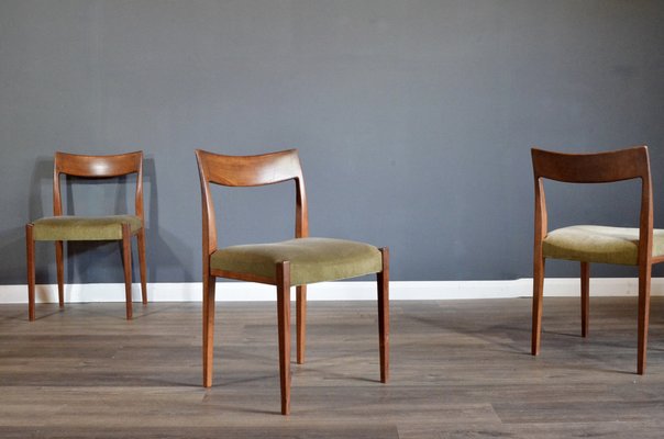 Mid-Century Swedish Teak Dining Chairs by Nils Jonsson for Troeds, 1960s, Set of 4-DUG-1814628