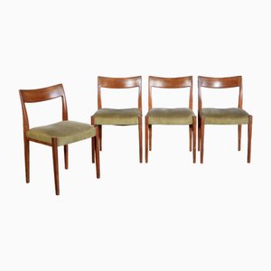 Mid-Century Swedish Teak Dining Chairs by Nils Jonsson for Troeds, 1960s, Set of 4-DUG-2041238