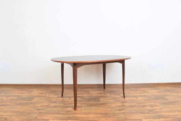 Mid-Century Swedish Teak Table Model Ovalen by Carl Malmsten for Mobel Komponerad AV, 1950s-LOT-2032361