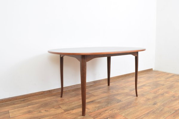 Mid-Century Swedish Teak Table Model Ovalen by Carl Malmsten for Mobel Komponerad AV, 1950s-LOT-2032361