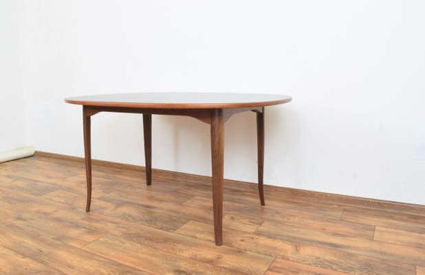 Mid-Century Swedish Teak Table Model Ovalen by Carl Malmsten for Mobel Komponerad AV, 1950s-LOT-2032361