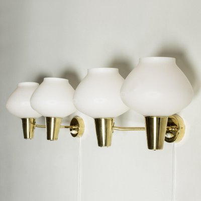 Mid-Century Swedish Wall Lamps, Set of 2-NL-1221241