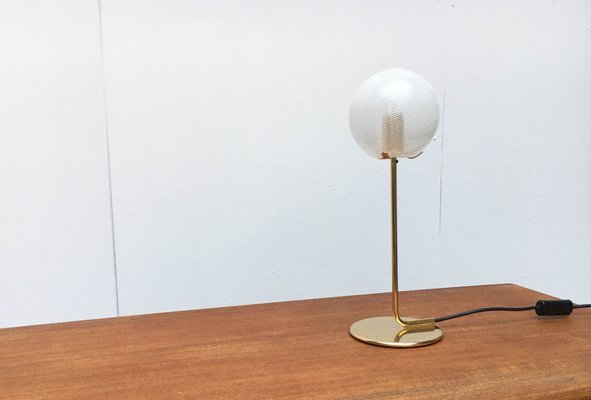 Mid-Century Swirl Glass Table Lamp-UAH-990544