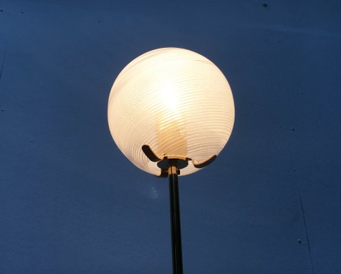 Mid-Century Swirl Glass Table Lamp-UAH-990544